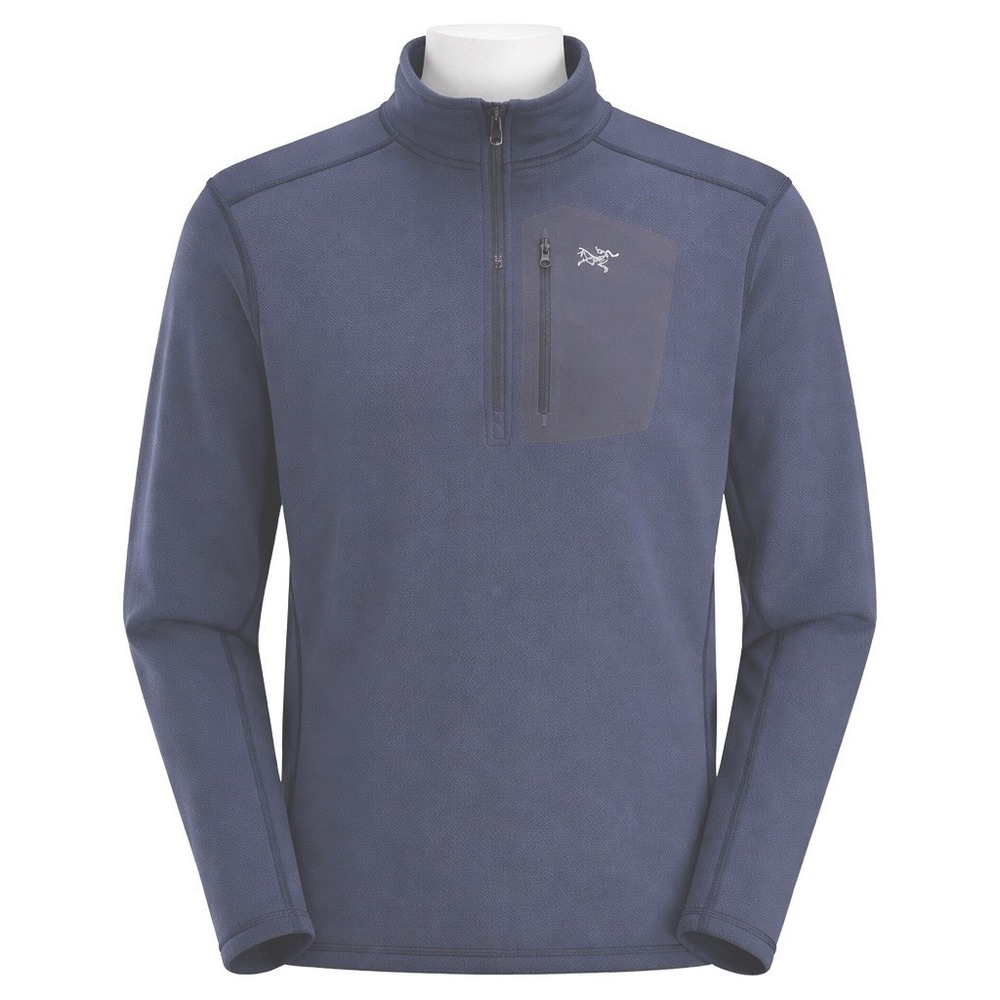 Arc'teryx Men's Rho Heavyweight Zip Neck Pullover Sweater XXL Navy Blue 1/4 Zip